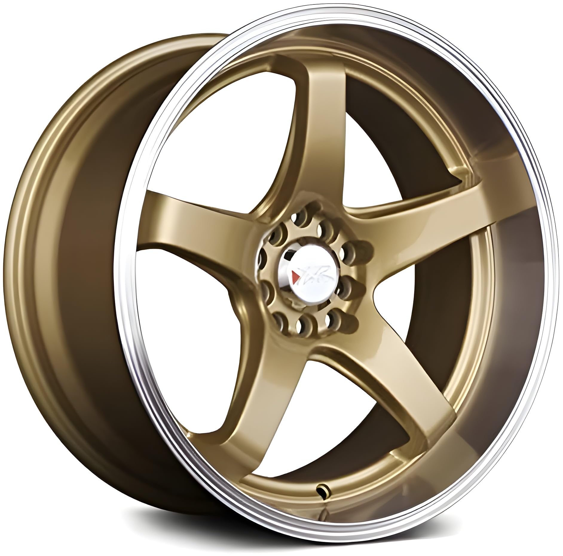 Amazon.com: Xxr 555 18x8.5 5x100/5x114.3 35et Hyper Gold/Ml wheel